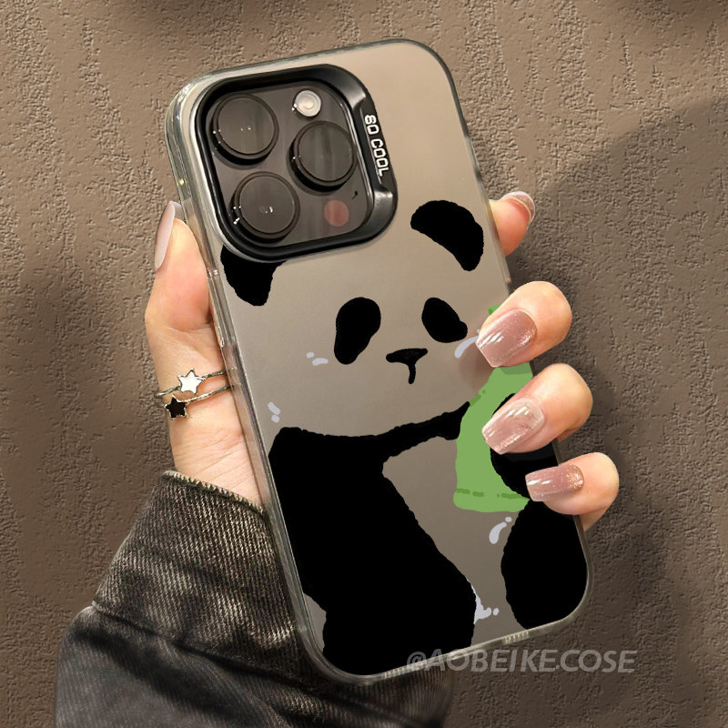 适用于苹果15手机壳彩银硬壳