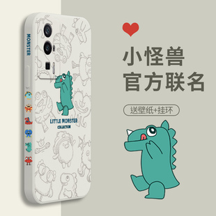 直边侧边图ins保护套防摔k60e可爱卡通男女K60PRO硅胶全包创意 k60pro新款 小怪兽适用于红米k60手机壳个性 夏季