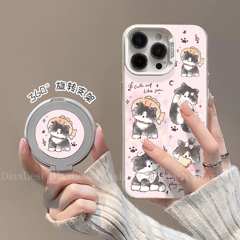 适用oppofindx8手机彩银支架壳