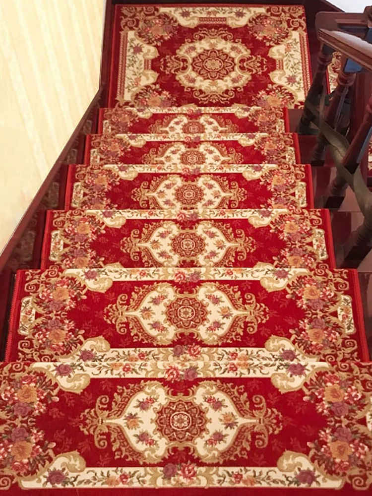 欧式家用楼梯垫免胶自粘踏步垫家用防滑垫子实木楼梯地毯满铺定制