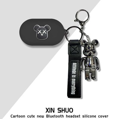 适用于泥炭SoundPEATS Clip1耳机保护套卡通动漫泥炭Clip1耳机充电仓盒保护壳硅胶套软套一体式收纳包防摔