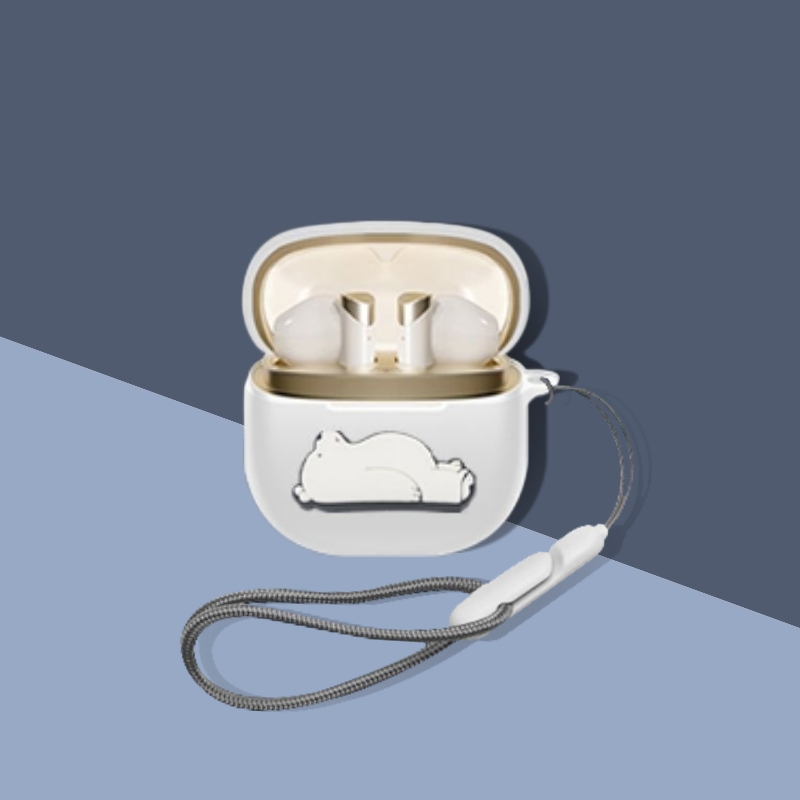 适用漫步者花再MagicANC保护套硅胶卡通漫步者花再air耳机套硅胶防摔漫步者magicanc蓝牙耳机充电仓收纳套软