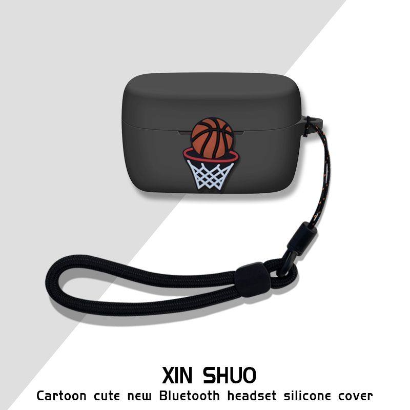 适用于Jabra捷波朗Elite5蓝牙耳机保护套充电仓防摔软壳Jabra捷波朗Elite5耳机充电仓盒保护套防摔卡通动漫