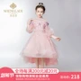 Váy hoa cô gái nữ đám cưới cô gái công chúa váy fluffy đám cưới nhỏ chủ nhà mẫu catwalk dạ hội - Váy trẻ em đồ bộ bé trai
