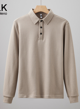 班尼路SK长袖POLO衫男士2026春季新款宽松商务休闲翻领上衣男款YS