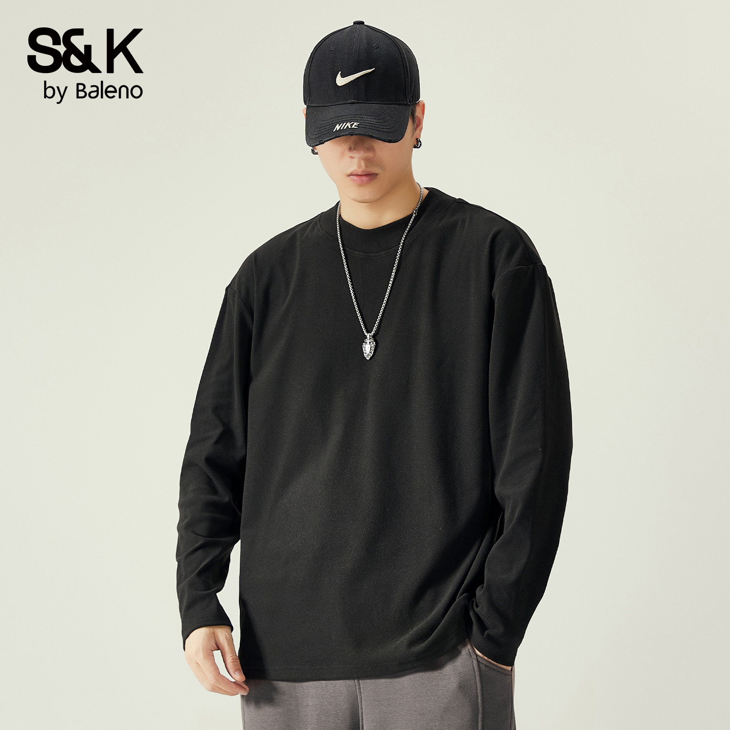 班尼路SK长袖t恤男士秋冬季新款