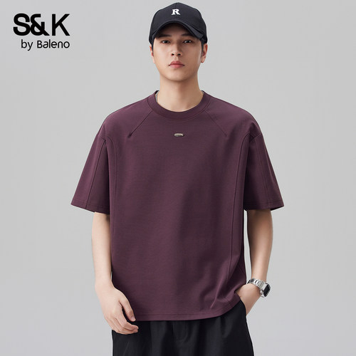 班尼路SK夏季短袖T恤男士2026