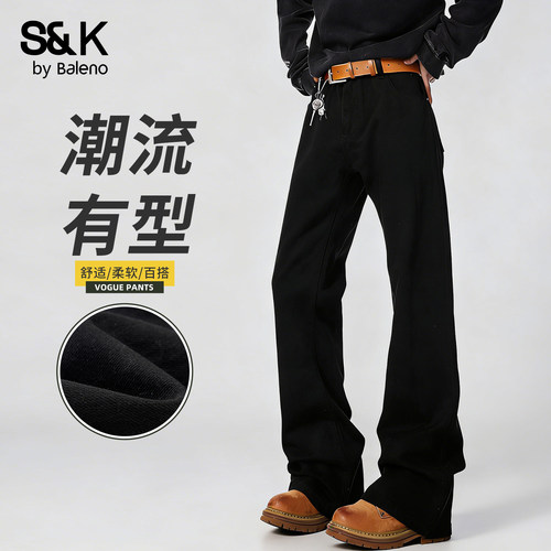 班尼路秋季新款男士牛仔裤百搭款