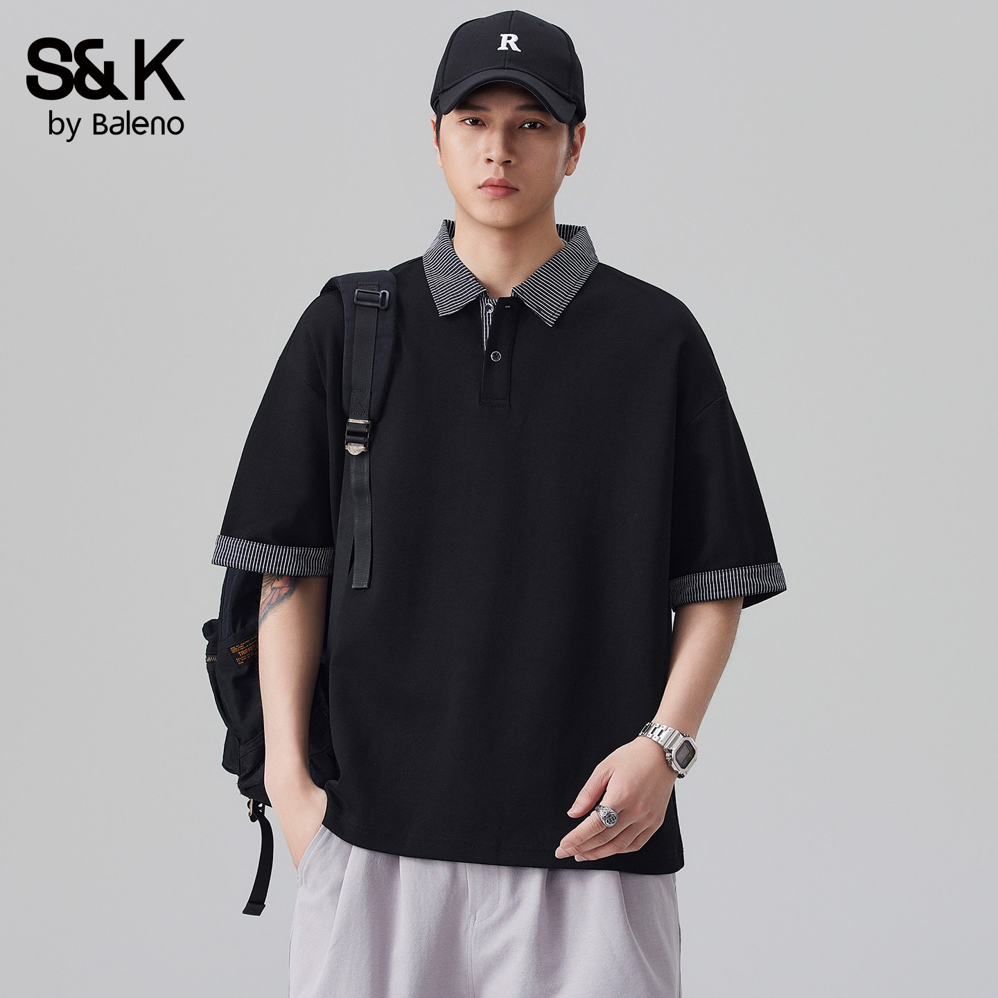 班尼路SK系列夏季男士短袖POLO衫图片