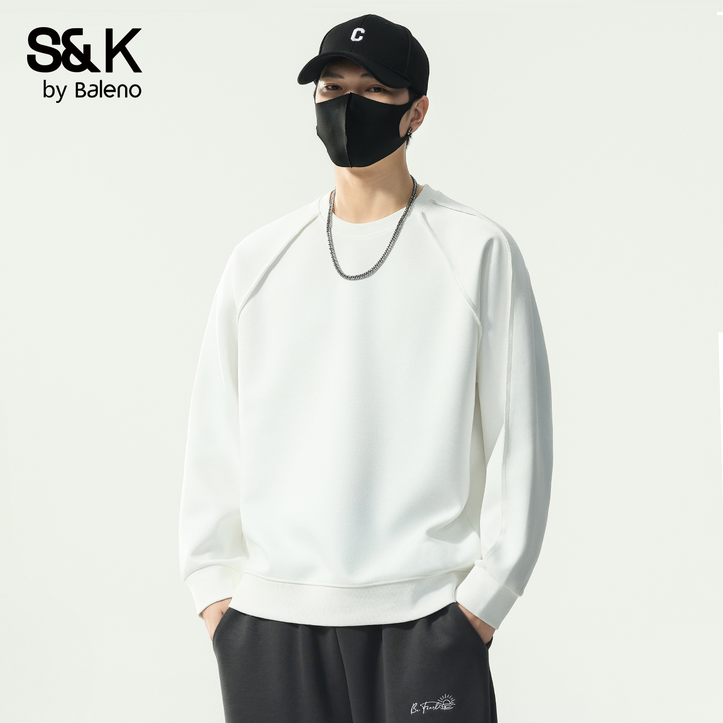 班尼路SK男士长袖卫衣春秋季新款