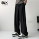 长裤 班尼路SK垂感阔腿裤 百搭YS 新款 宽松直筒休闲时尚 男士 2026春季