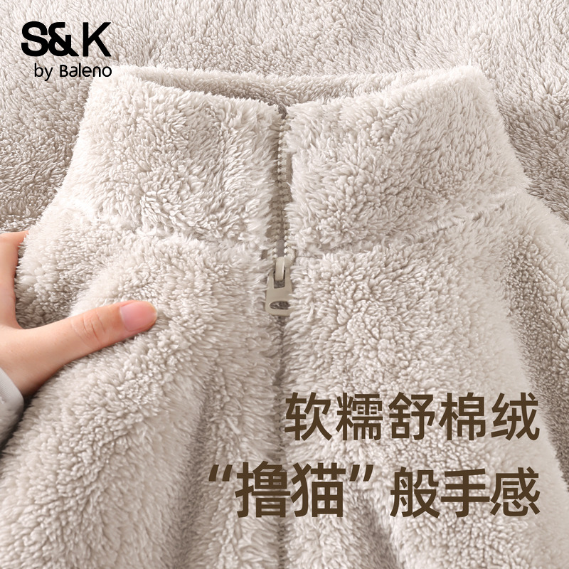 摇粒绒外套可外穿上衣小个子