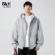 新款 班尼路SK美式 春季 立体卫衣男士 运动百搭外套服YS 宽松连帽开衫