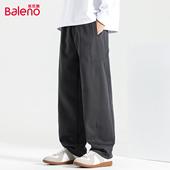 百搭长裤 班尼路休闲裤 子YS 2025新款 宽松运动直筒阔腿时尚 男士 秋季