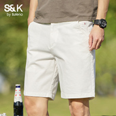 男新款 夏季 薄款 班尼路KS五分裤 潮流宽松直筒外穿休闲商务百搭裤