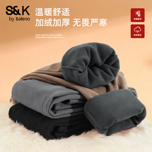 宽松休闲裤 班尼路S&K系列加绒裤 雪尼尔高级男裤 冬季 男加厚A 子男款