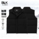 班尼路S&K系列棉马甲男士 棉服LF 无袖 保暖秋冬季 百搭坎肩外套大码