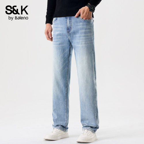 班尼路SK系列夏季美式牛仔裤男