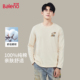宽松打底衫 班尼路美式 秋季 纯棉上衣男士 休闲长袖 t恤男2025新款