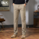 男士 卡其色修身 秋季 班尼路SK高端休闲裤 厚款 2025新款 直筒百搭裤
