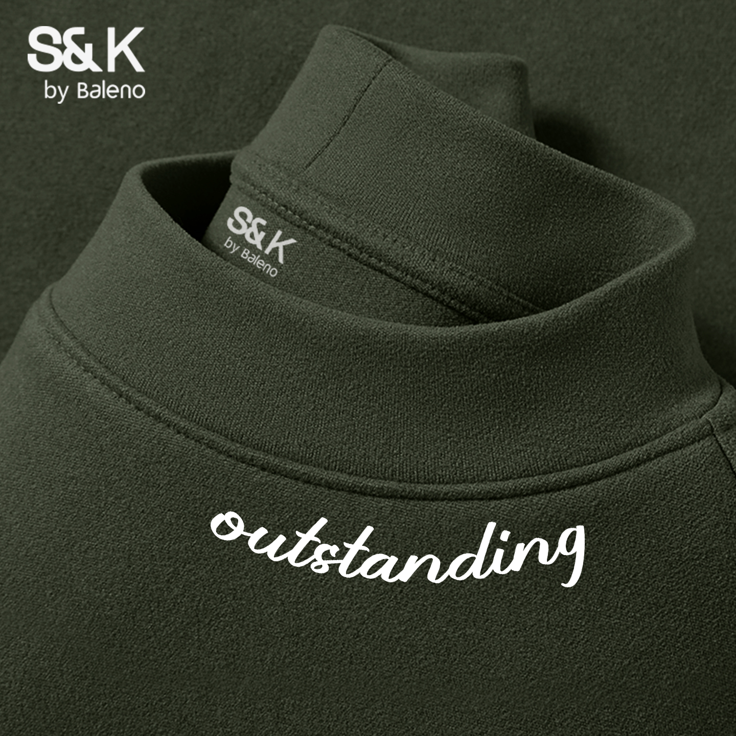 班尼路美式冬季保暖内搭打底衫男