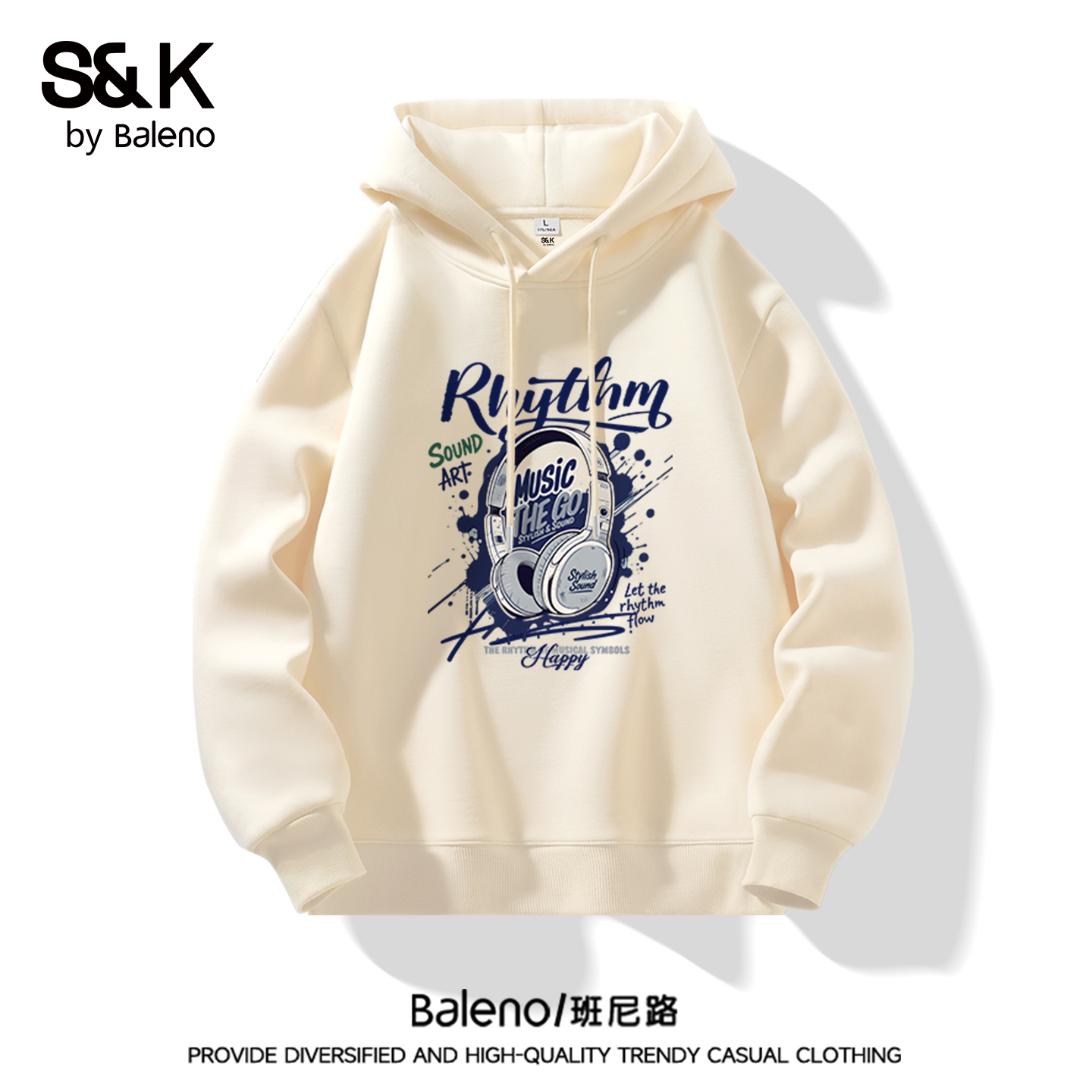 班尼路S&K连帽卫衣男秋季潮牌