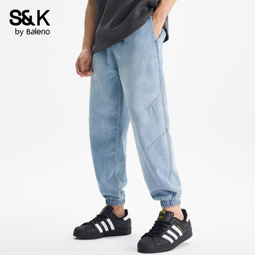 班尼路SK2026新款春夏男士牛仔裤