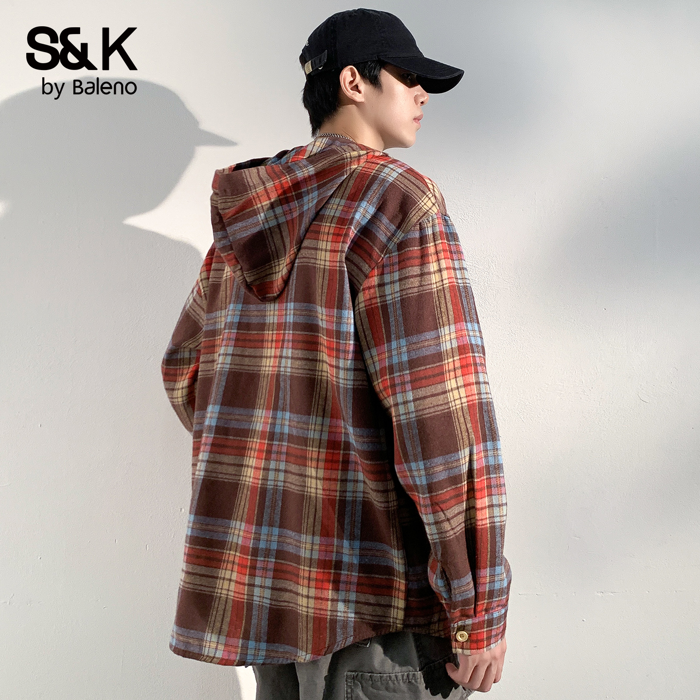 班尼路秋季新款休闲宽松长袖衬衫