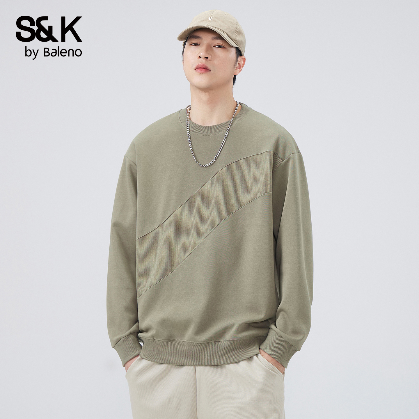 班尼路SK高级感重磅卫衣男秋冬季