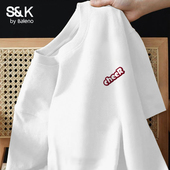 班尼路S&K系列美式 纯棉上衣日常t恤男A 夏季 帅气男生短袖 2026新款