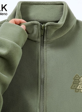 班尼路s&k系列奥粒绒立领外套男秋冬季男士绿色加厚保暖夹克潮LF