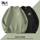 Baleno 套头外套LF 男士 班尼路S&K系列卫衣男款 重磅圆领上衣春秋季