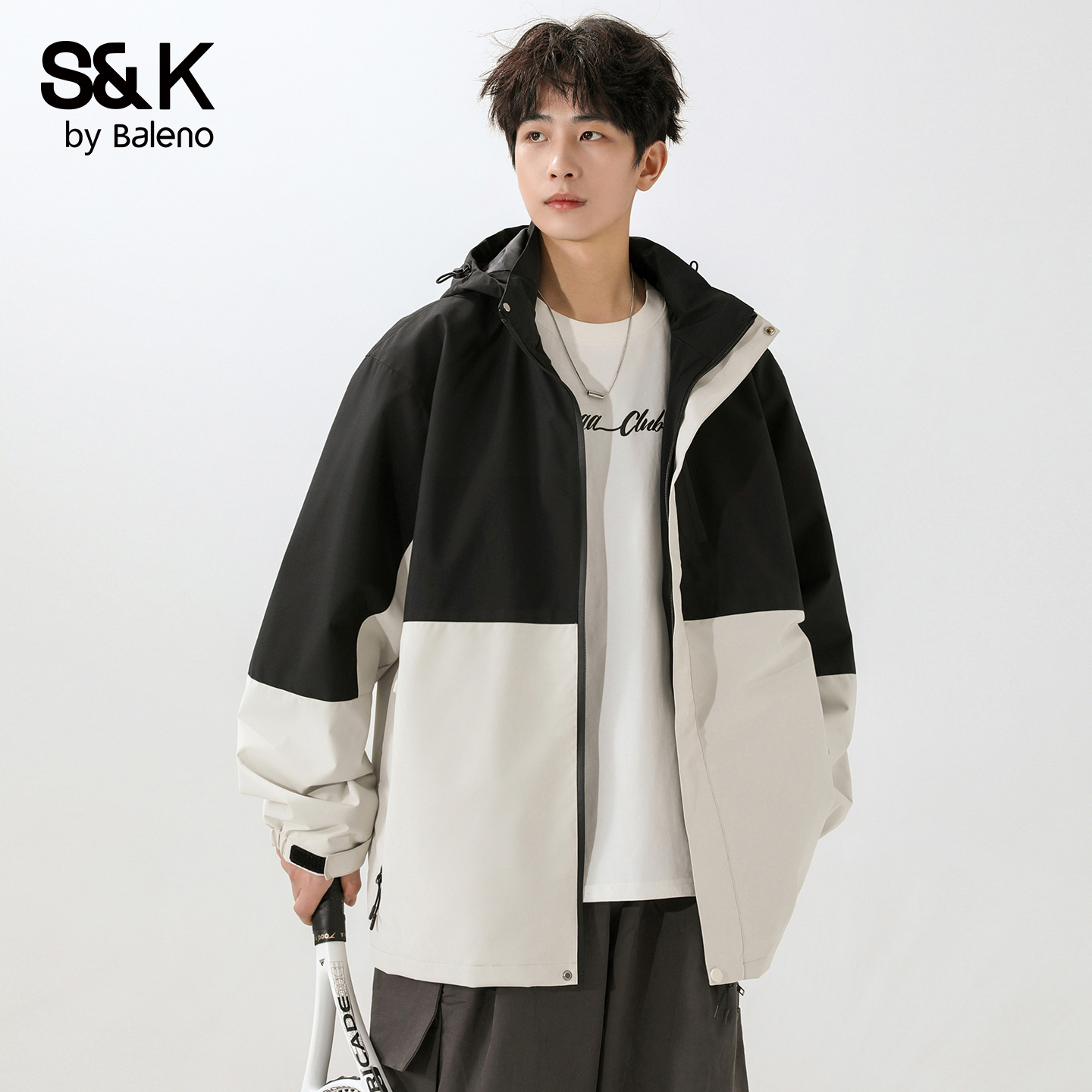 班尼路三防外套男士春秋2025新款