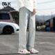 班尼路SK牛仔裤 子YS 宽松直筒弹力休闲青年潮牌长裤 男2025秋季 新款