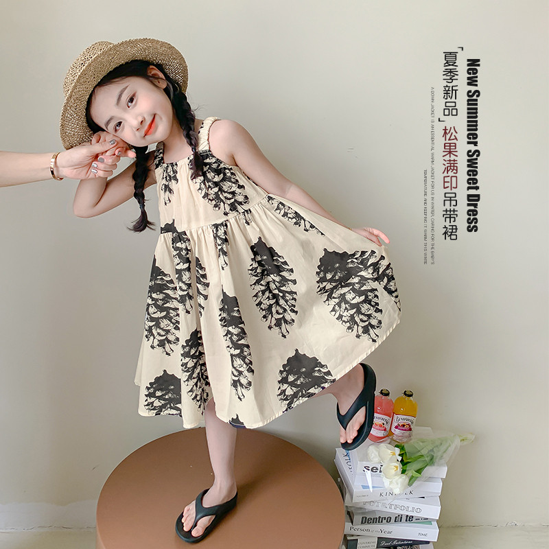 女童夏装连衣裙2026新款儿童装夏季吊带公主裙洋气度假风背心裙子,童装/婴儿装/亲子装,连衣裙,淘宝优惠券,粉丝福利购,淘宝优惠卷