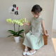 2026新款 洋气儿童中式 套装 汉服女童夏装 女孩夏季 国风旗袍连衣裙