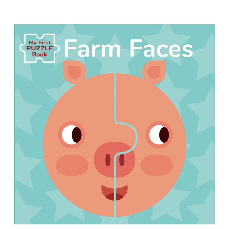 【预售】我的苐一本益智书：农场脸 My First Puzzle Book: Farm Faces 英文进口原版儿童趣味图书 Agnese Baruzzi图片