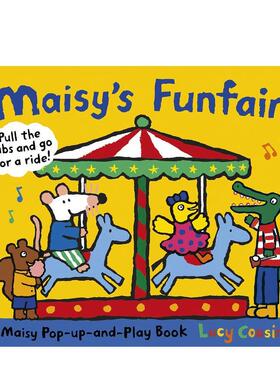 【预售】【立体书】小鼠波波游乐场MAISY FUNFAIR【Maisy】英文进口原版儿童图书3-6岁立体书Lucy Cousins
