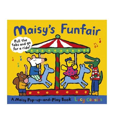 【预售】【立体书】小鼠波波游乐场MAISY FUNFAIR【Maisy】英文进口原版儿童图书3-6岁立体书Lucy Cousins