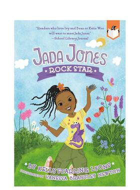 【预售】杰达琼斯 1JADA JONES 1英文进口原版章节书儿童图书籍3-6岁LYONS  KELLY STARLING