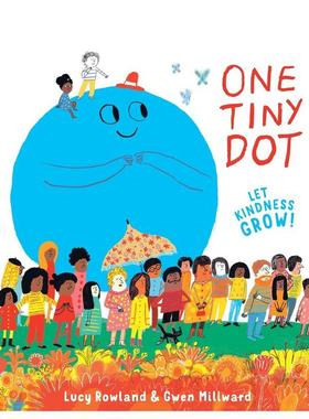 【预售】The One Tiny Dot一个小点点 英文进口原版儿童绘本图书 Lucy Rowland Gwen Millward