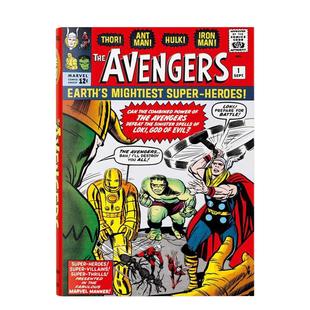 Avengers英文进口原版 Kirby 漫威漫画图书馆 Marvel Comics 1963–1965 TASCHEN 复仇者联盟 漫画图书籍Jack Library. 现货