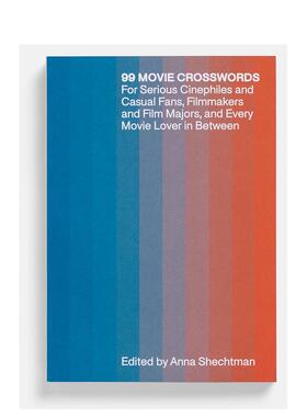 【预售】99道电影填字谜 99 Movie Crosswords 英文进口原版影视图书 A24外文正版