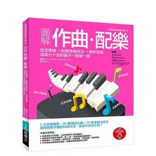 【预售】图解作曲配乐_x001e_ 港台原版中文繁体音乐图书 梅垣ルナ 城邦-易博士出版社