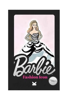 【预售】芭比时尚典藏：纸上奇境 Barbie Fashion Icon: Paperscape Activity Book英文进口原版时尚图书Alessandra Scandella