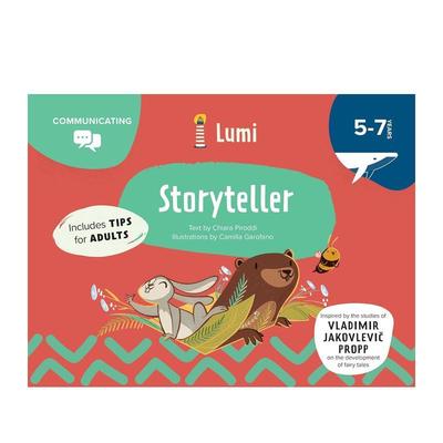 【预售】故事大王：沟通表达训练 Storyteller: Communicating英文进口原版儿童启蒙图书Chiara Piroddi