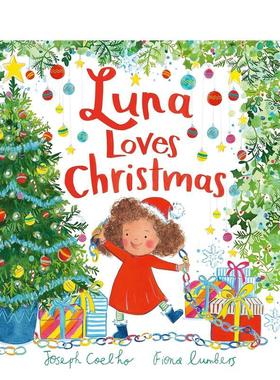 【预售】【桂冠诗人Joseph Coelho】露娜爱圣诞Luna Loves Christmas英文儿童图书籍进口原版Andersen Press3-6岁