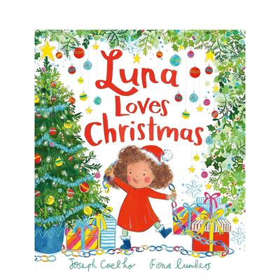 【预售】【桂冠诗人Joseph Coelho】露娜爱圣诞Luna Loves Christmas英文儿童图书籍进口原版Andersen Press3-6岁