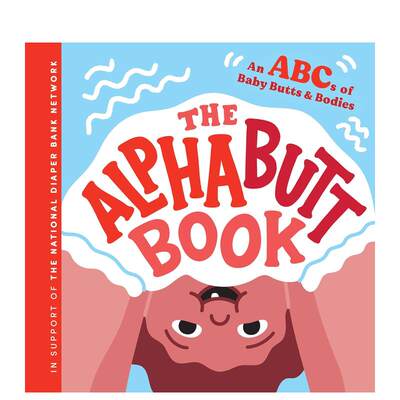 【预售】屁屁字母书 Alphabutt Book 英文原版儿童自然拼读