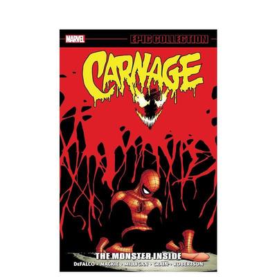 【预售】大屠杀史诗合集：里面的怪物 Carnage Epic Collection: The Monster Inside  英文漫画 外文进口原版图书籍Marvel
